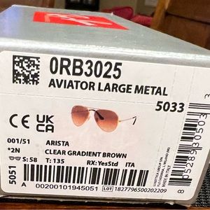 Ray-Ban large aviator, sunglasses